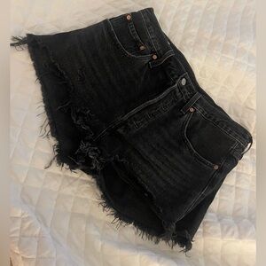 Levi 501 high wasted shorts